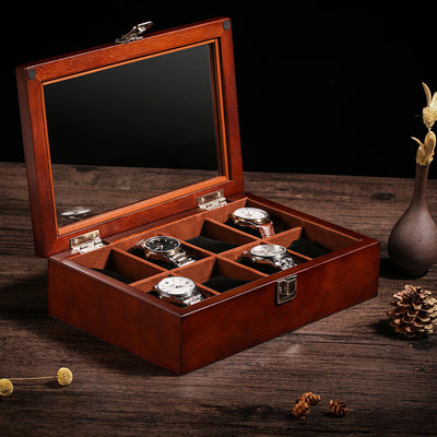Caja Organizadora de Relojes con Tapa de Cristal - Image 10