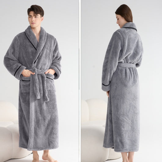 Bata Térmica para Parejas - Abrigo Grueso Otoño Invierno - Image 4