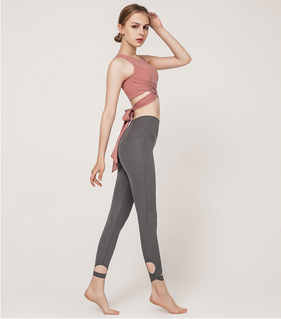 Traje de Yoga Ajustado con Espalda Descubierta - Secado Rápido - Image 12