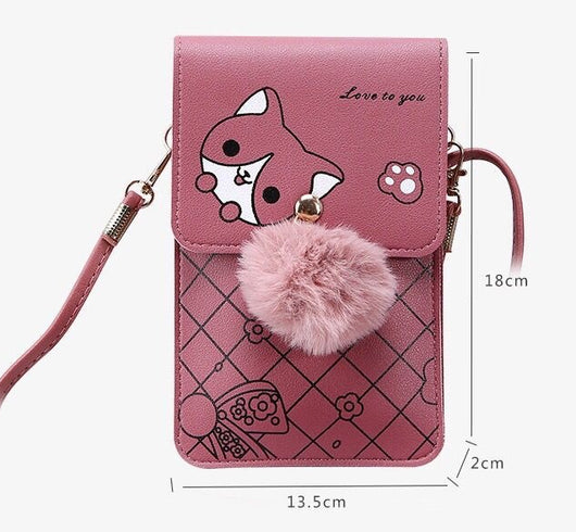 Bolsa Crossbody Vertical para Teléfono con Pantalla Táctil - Contraste para Mujer - Image 11