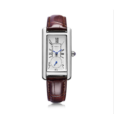 Reloj de Pulsera Cuadrado Impermeable para Mujer con Escala Romana y Correa de Moda - Image 11