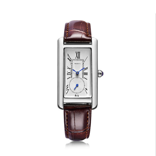 Reloj de Pulsera Cuadrado Impermeable para Mujer con Escala Romana y Correa de Moda - Image 11