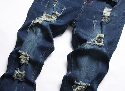 Pantalones Vaqueros Slim Fit Blancos Rotos para Hombre - Diseño Moderno Mate - Image 28
