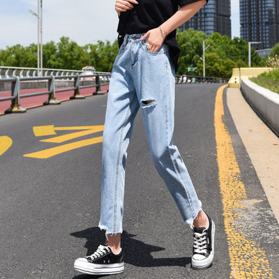 Pantalones Rectos Cintura Alta Pierna Ancha para Primavera y Otoño - Image 10