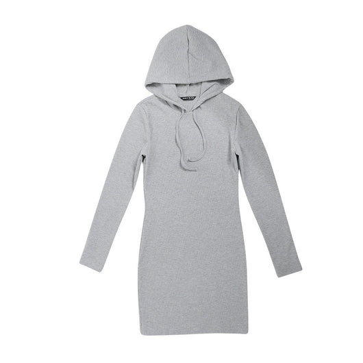 Vestido de Punto con Capucha y Efecto Adelgazante para Mujer - Image 7
