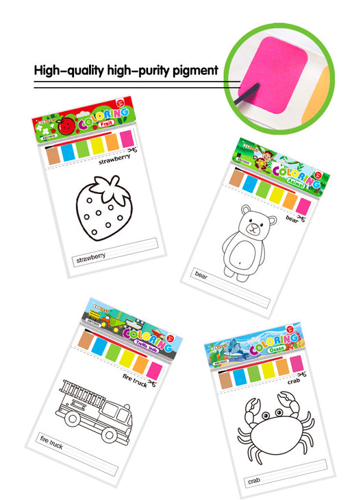 Papel para Colorear y Pintar Acuarela - Bloc de Dibujo Infantil - Image 16