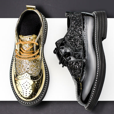Zapatos Escolares de Cuero Estilo Británico para Primavera y Otoño