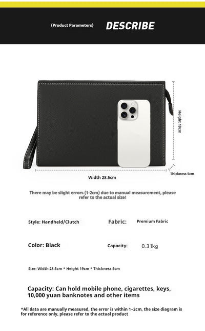 Maletín de Cuero Suave para Hombre - Estilo Casual Ejecutivo Moderno - Image 7