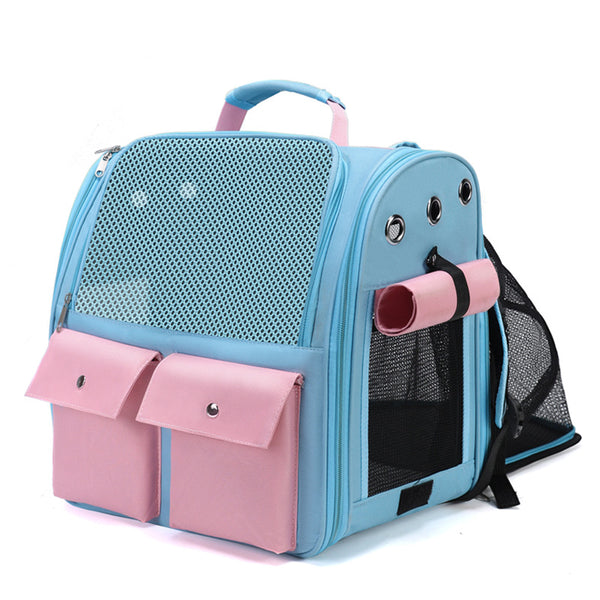Mochila Transportadora Extensible para Mascotas - Capacidad Grande para Perros y Gatos - Image 5