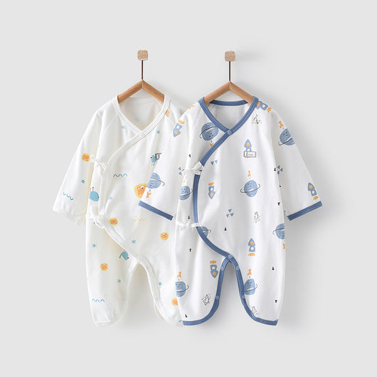 Pijama Enterizo Bebé Algodón Cuatro Estaciones - Romper Recién Nacido Otoño