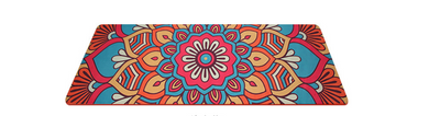 Tapete de Yoga Premium Ante Terciopelo Venado con Diseño Floral Antideslizante - Image 7
