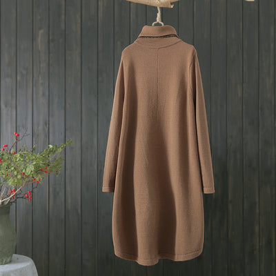 Suéter Cuello Alto Mujer Invierno - Corte Suelto Moderno - Image 11