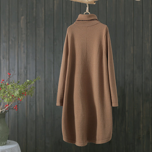 Suéter Cuello Alto Mujer Invierno - Corte Suelto Moderno - Image 11