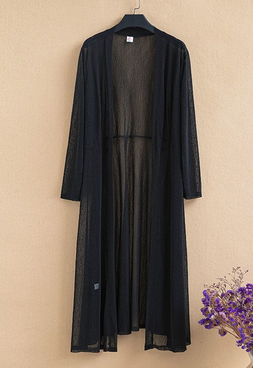 Capa Larga Elegante para Mujer - Abrigo Tipo Chal Oversize Playa - Image 8