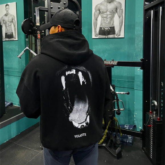 Playera Deportiva de Algodón con Cierre y Manga Larga