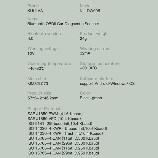 Escáner Bluetooth de Diagnóstico Automotriz OBD - Image 2