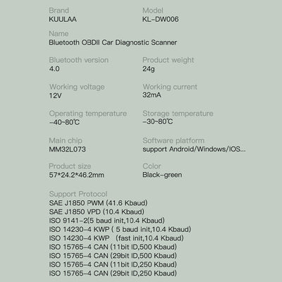 Escáner Bluetooth de Diagnóstico Automotriz OBD - Image 2