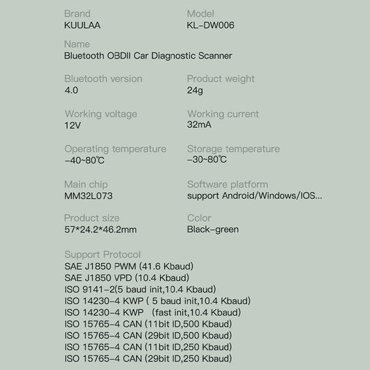 Escáner Bluetooth de Diagnóstico Automotriz OBD - Image 2