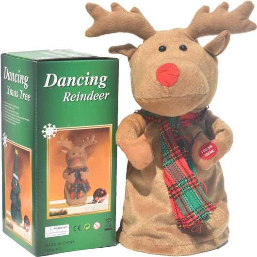 Reno Navideño Bailarín Eléctrico de Peluche con Música - Image 5