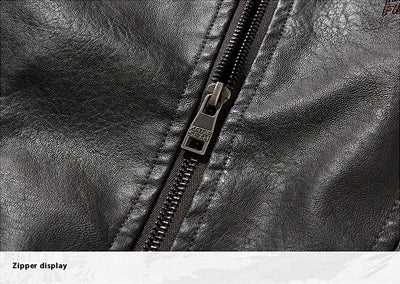 Chaqueta de Cuero Slim Fit para Hombre - Estilo Casual Moderno - Image 18