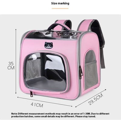 Mochila Transportadora Transparente para Mascotas - Diseño Respirable y Espacioso - Image 12