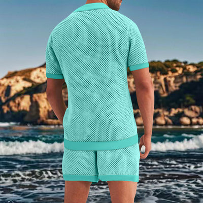 Traje Casual Transpirable de Malla Fresca - Image 21