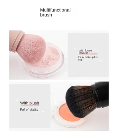 Set de Brochas de Maquillaje Retráctiles Portátiles Premium