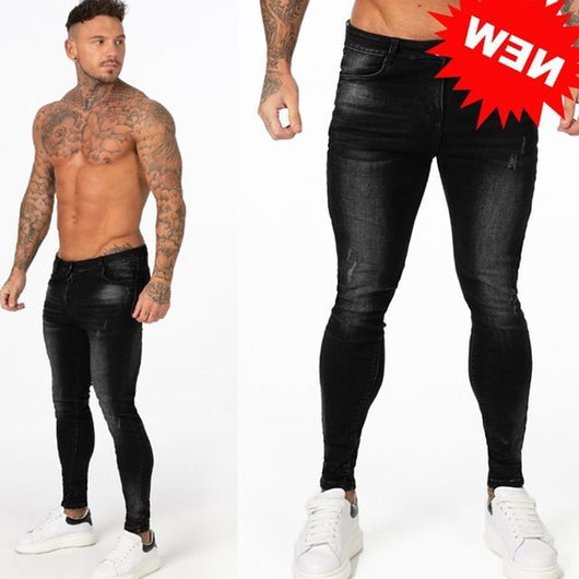 Pantalones Jeans Patchwork Fit Clásico para Hombre - Image 6