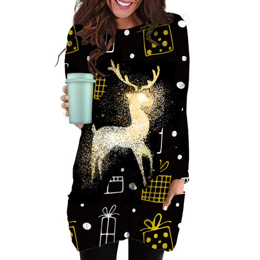 Falda Suéter Largo Mujer con Bolsillos - Diseño Versátil y Cómodo - Image 13