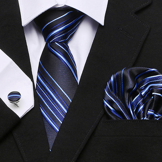 Traje Tres Piezas para Hombre Serie Flor de Anacardo con Corbata - Image 33
