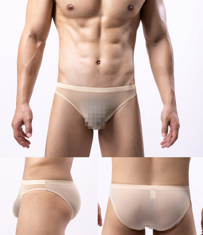 Calzoncillos Transparentes Cintura Baja Seda de Hielo para Hombre - Image 15