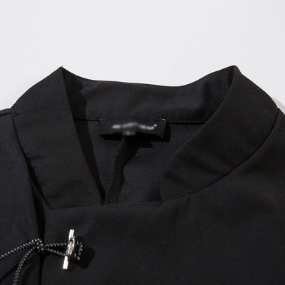 Camisa Suelta de Manga Corta con Solapa para Hombre - Image 4