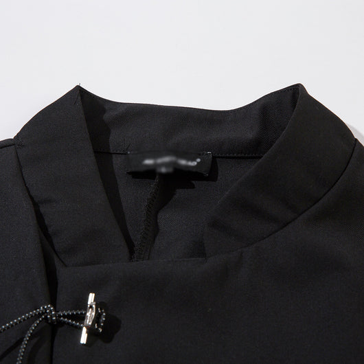 Camisa Suelta de Manga Corta con Solapa para Hombre - Image 4