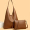 Bolso Retro de Cuero Suave con Gran Capacidad para Llevar al Hombro