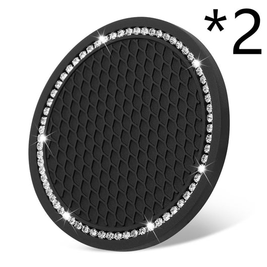 Posavasos Antideslizante para Auto con Cristales Brillantes - Image 6