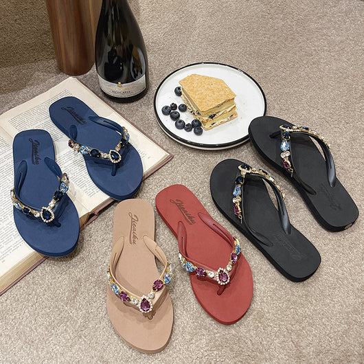 Sandalias Planas Casuales para Playa - Comodidad y Estilo