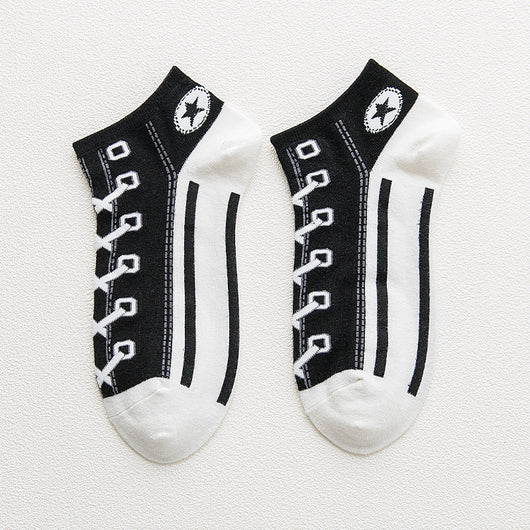 Calcetines Deportivos de Algodón Peinado Transpirables - Corte Bajo Unisex Primavera Verano - Image 7