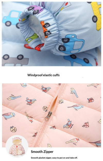 Abrigo Acolchado de Plumón con Forro Polar para Bebés y Niños Pequeños - Image 12