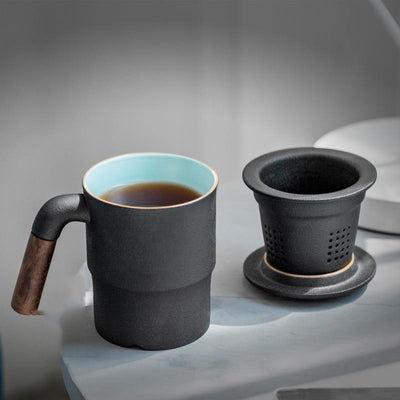 Taza de Té de Cerámica con Filtro y Tapa Personalizable - Image 10