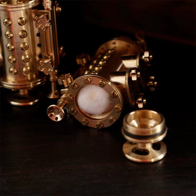 Encendedor Mecánico Steampunk de Cobre Puro Artesanal - Image 5