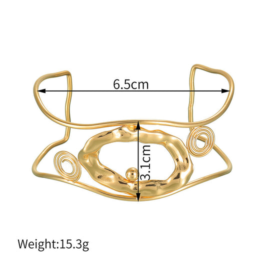 Pulsera Hueca Moderna con Diseño Europeo y Americano - Image 6