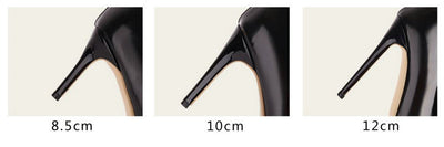 Botas Stiletto Sobre la Rodilla con Cierre y Tacón Alto Elástico - Image 11
