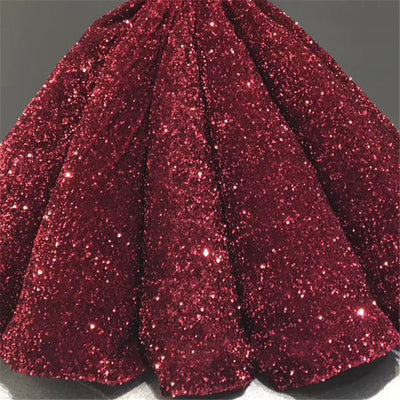 Falda Tul Nupcial Escote en V con Lentejuelas Estilo Europeo - Image 13