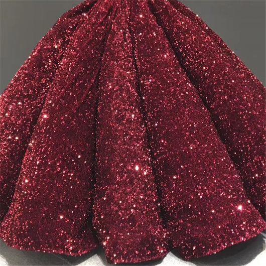 Falda Tul Nupcial Escote en V con Lentejuelas Estilo Europeo - Image 13