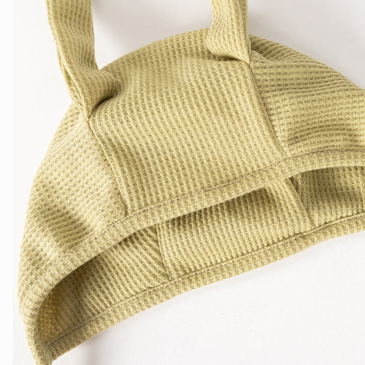 Gorro Infantil de Algodón Waffle con Orejas de Conejo - Image 12