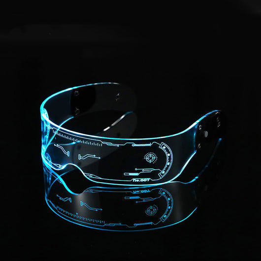 Gafas Futuristas Punk de Tecnología Luminiscente para Fotografía Sci-Fi - Image 13