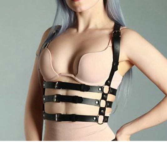 Prenda de Cuero con Cintura Ajustable - Estilo Sofisticado