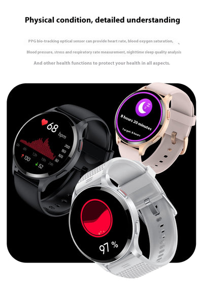 Reloj Inteligente LW77 con Llamadas por Bluetooth, Monitor de Frecuencia Cardíaca y Oxígeno - Image 20