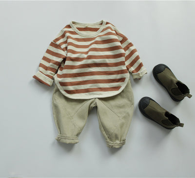 Suéter Infantil a Rayas Holgado y Cómodo - Image 3