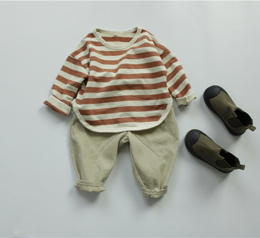 Suéter Infantil a Rayas Holgado y Cómodo - Image 3